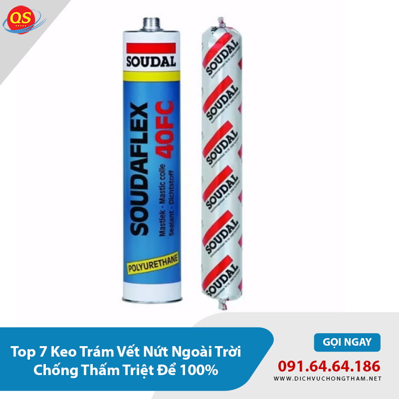 Keo trám vết nứt ngoài trời Soudal Soudaflex 40FC