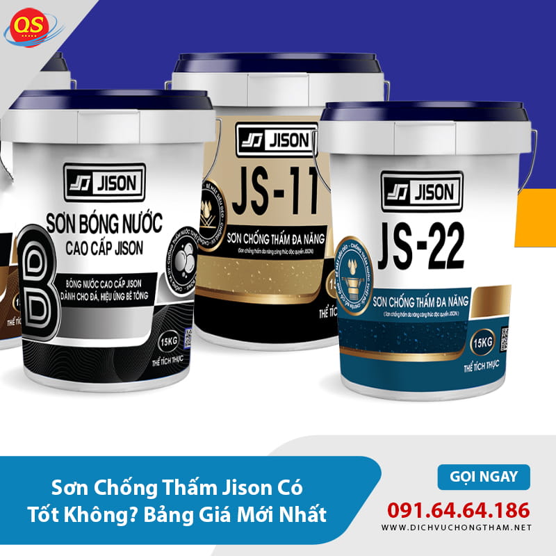 Sơn Chống Thấm Jison Có Tốt Không? Bảng Giá Mới Nhất 2026 Sơn Chống Thấm Jison Có Tốt Không? Bảng Giá Mới Nhất 2026