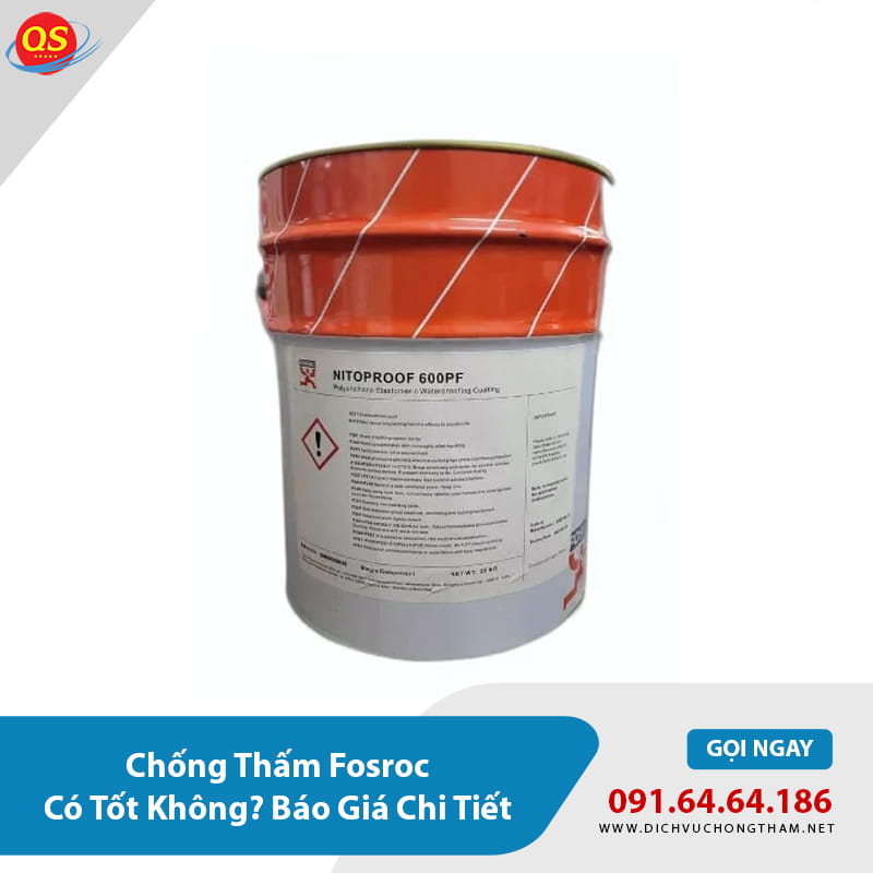 Chống Thấm Fosroc Có Tốt Không? Báo Giá Chi Tiết 2026? Chống Thấm Fosroc Có Tốt Không? Báo Giá Chi Tiết 2026?