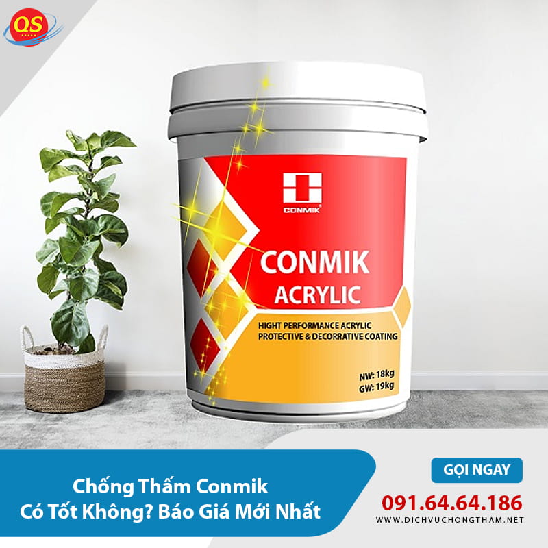 Chống Thấm Conmik Có Tốt Không? Báo Giá Mới Nhất 2026