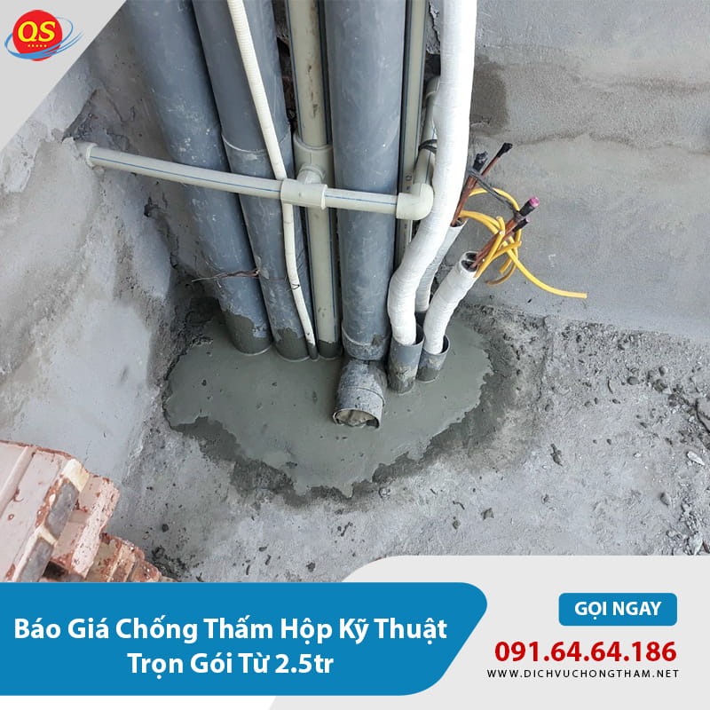 Báo Giá Chống Thấm Hộp Kỹ Thuật Trọn Gói Từ 2.5tr 2026