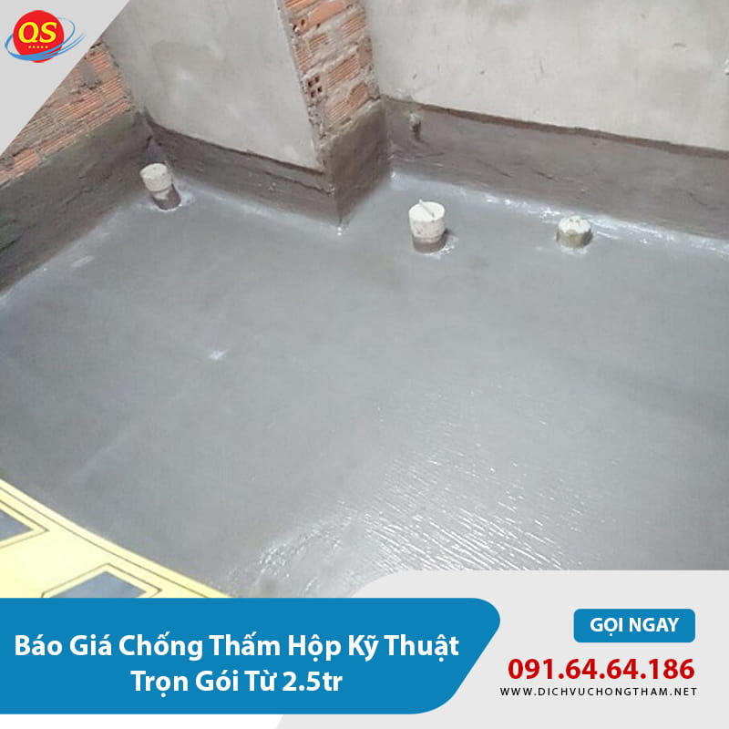 Báo Giá Chống Thấm Hộp Kỹ Thuật Trọn Gói Từ 2.5tr 2026