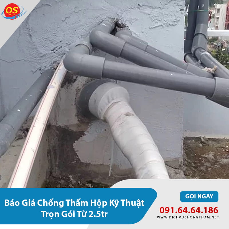 Báo Giá Chống Thấm Hộp Kỹ Thuật Trọn Gói Từ 2.5tr 2026