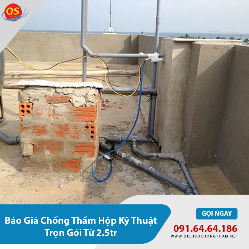 Báo Giá Chống Thấm Hộp Kỹ Thuật Trọn Gói Từ 2.5tr 2026
