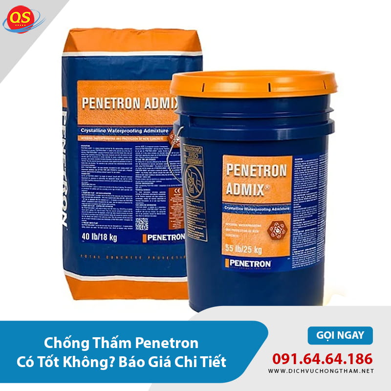 Chống Thấm Penetron Có Tốt Không? Báo Giá Chi Tiết 2026 Chống Thấm Penetron Có Tốt Không? Báo Giá Chi Tiết 2026