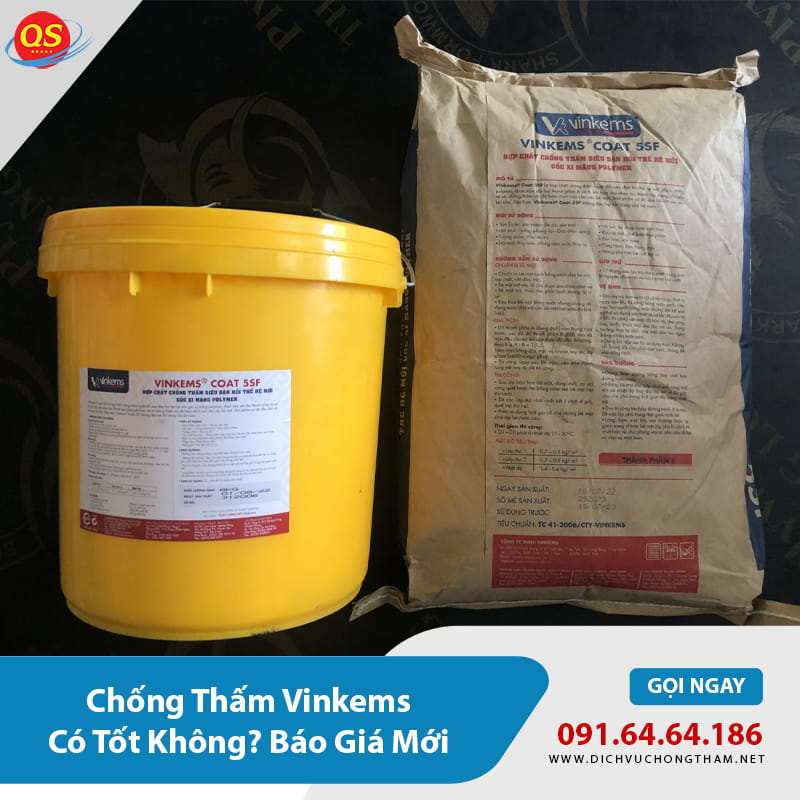 Chống Thấm Vinkems Có Tốt Không? Báo Giá Mới 2026? Chống Thấm Vinkems Có Tốt Không? Báo Giá Mới 2026?