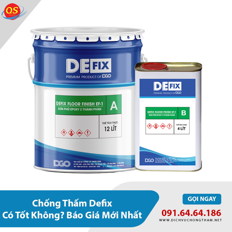 Chống Thấm Defix Có Tốt Không? Báo Giá Mới Nhất 2026 Chống Thấm Defix Có Tốt Không? Báo Giá Mới Nhất 2026