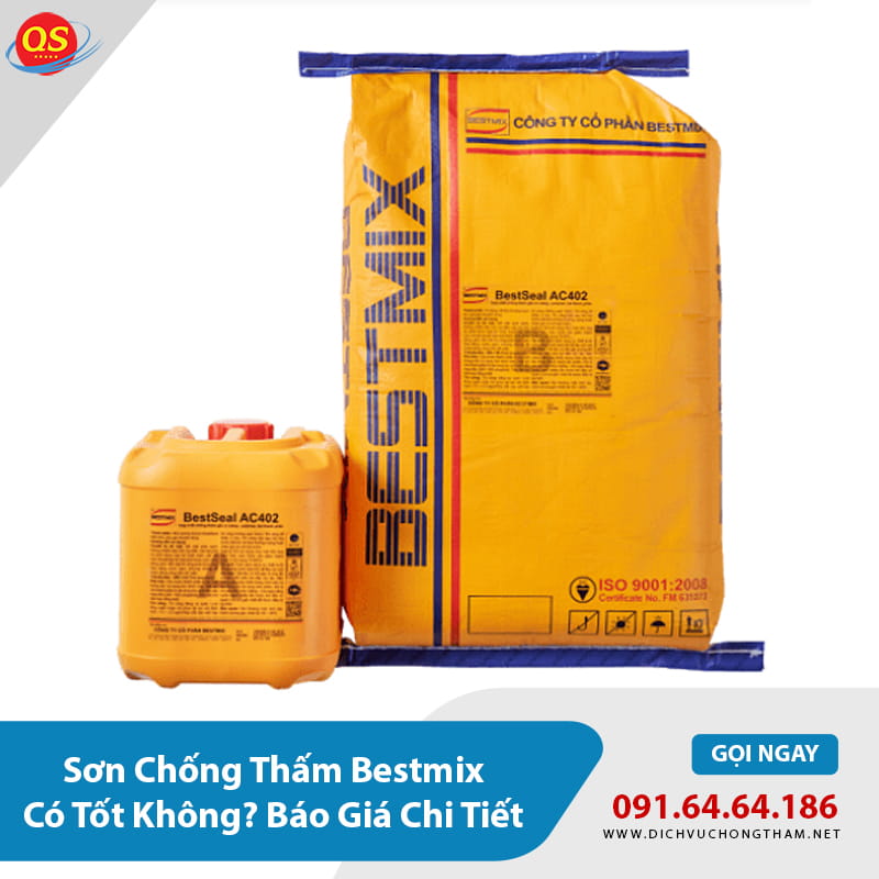 Sơn Chống Thấm Bestmix Có Tốt Không? Báo Giá Chi Tiết 2026