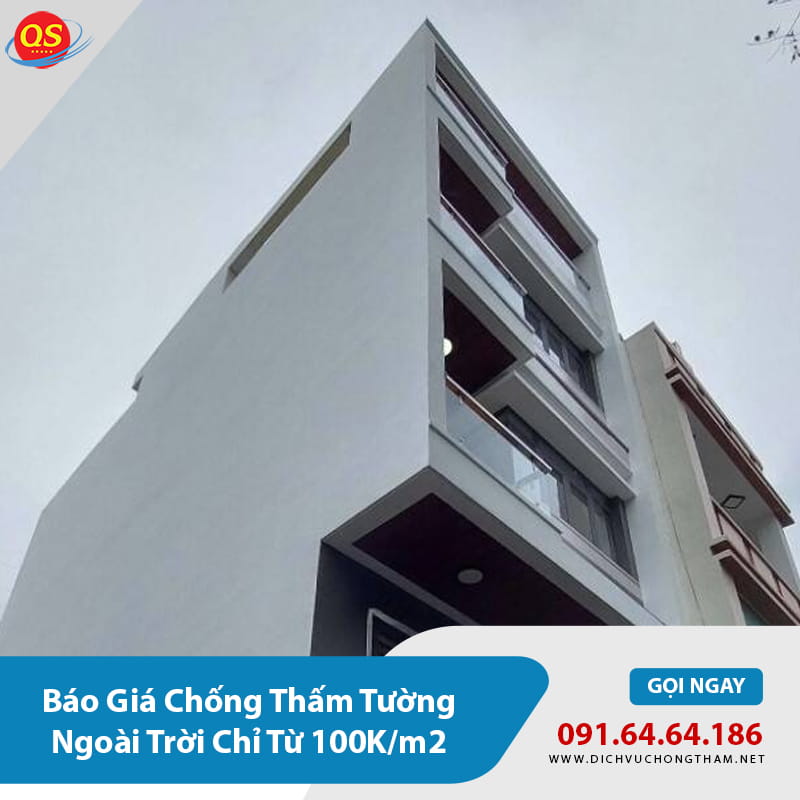Báo Giá Chống Thấm Tường Ngoài Trời Chỉ Từ 100K/m2 2026