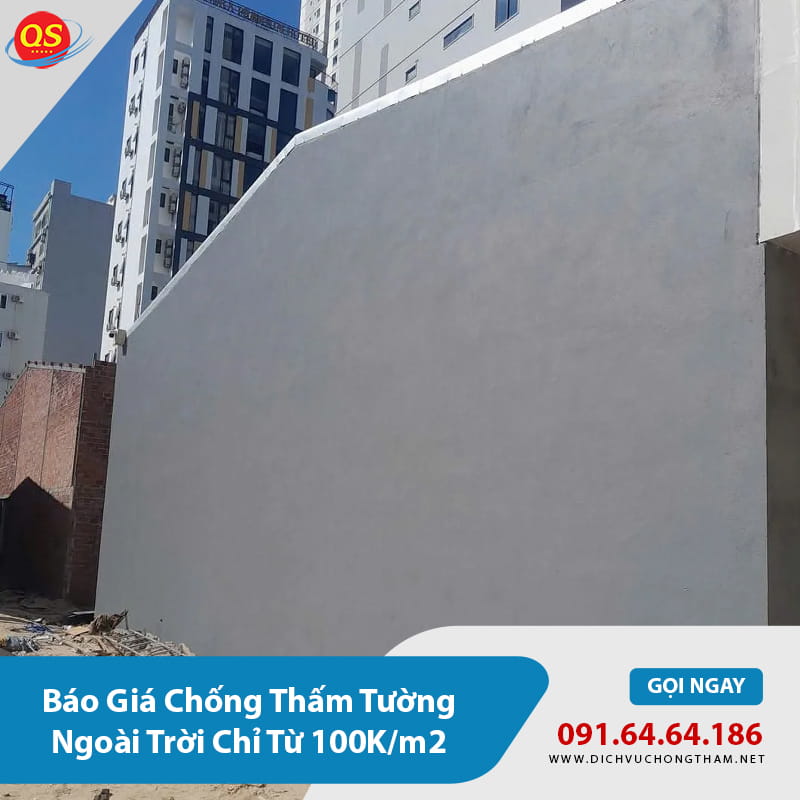 Báo Giá Chống Thấm Tường Ngoài Trời Chỉ Từ 100K/m2 2026