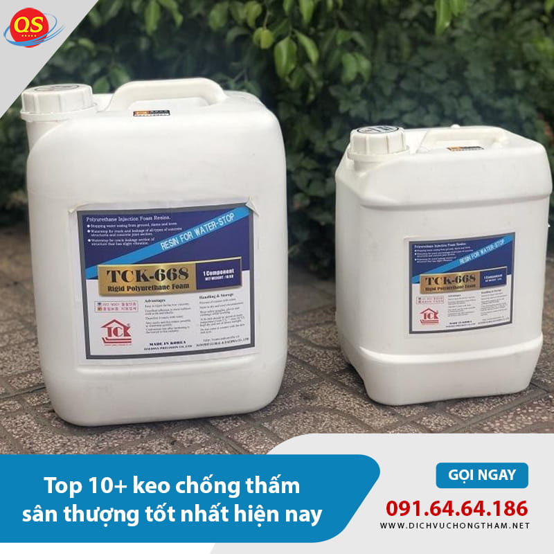 Keo chống thấm sân thượng tốt nhất hiện nay TCK 668 Keo chống thấm sân thượng tốt nhất hiện nay TCK 668