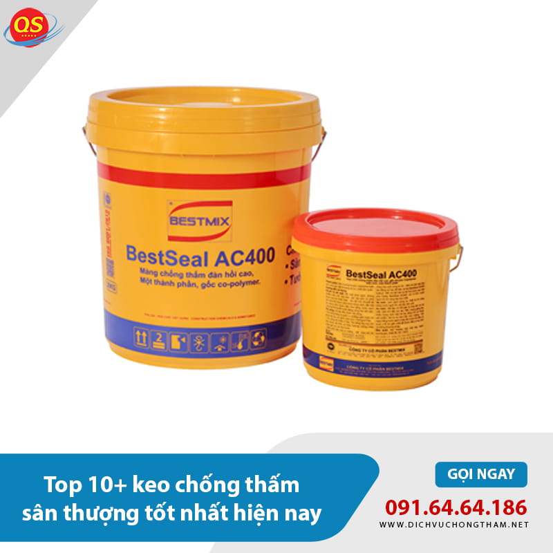 Keo chống thấm sân thượng BestSeal AC 400 Keo chống thấm sân thượng BestSeal AC 400