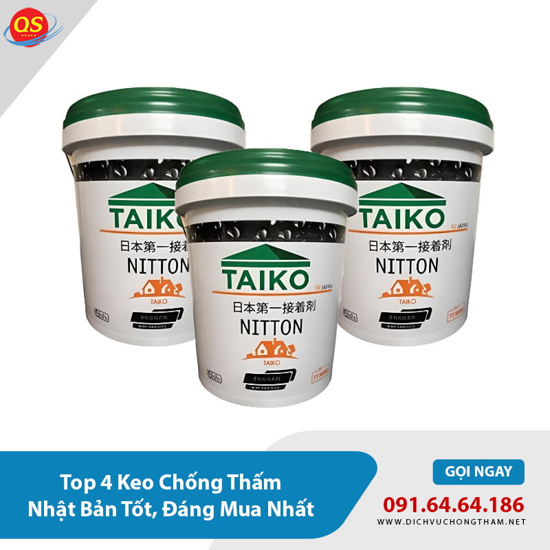 Keo chống thấm trong suốt Nhật Bản Taiko Nitton