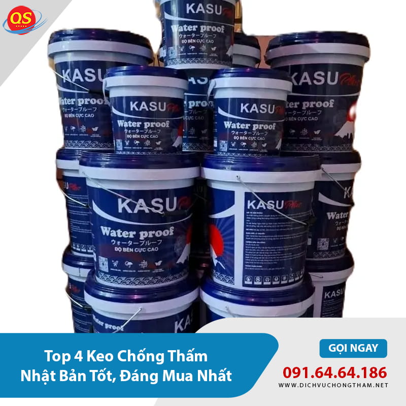 Keo chống thấm trong suốt Nhật Bản Kasu
