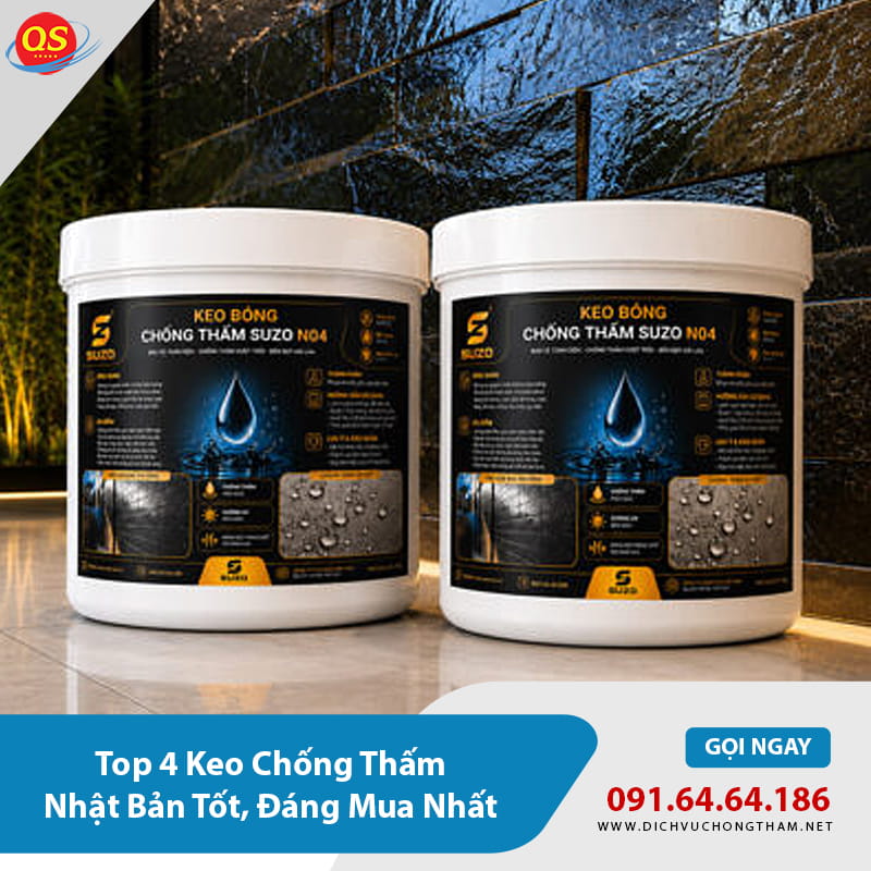 Keo chống thấm trong suốt Nhật Bản Suzo N04