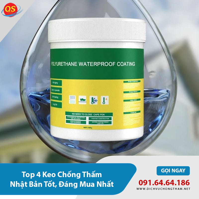 Top 4 Keo Chống Thấm Trong Suốt Nhật Bản Đáng Mua 2026
