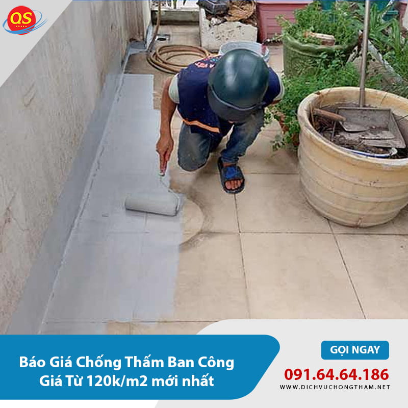 Báo Giá Chống Thấm Ban Công Giá Từ 120k/m2 mới nhất Báo Giá Chống Thấm Ban Công Giá Từ 120k/m2 mới nhất