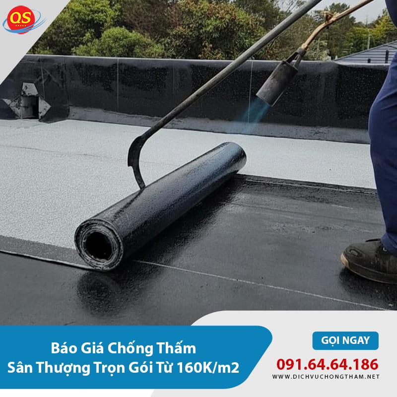 Báo Giá Chống Thấm Sân Thượng Trọn Gói Từ 160K/m2 Báo Giá Chống Thấm Sân Thượng Trọn Gói Từ 160K/m2