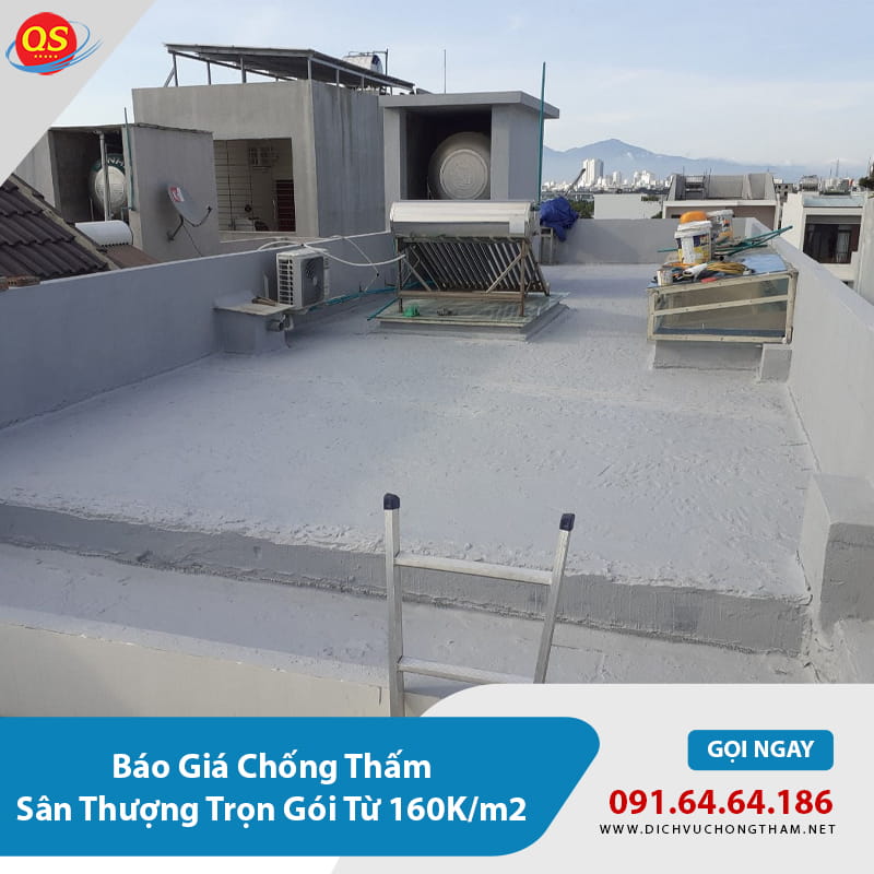 Báo Giá Chống Thấm Sân Thượng Trọn Gói Từ 160K/m2 Báo Giá Chống Thấm Sân Thượng Trọn Gói Từ 160K/m2