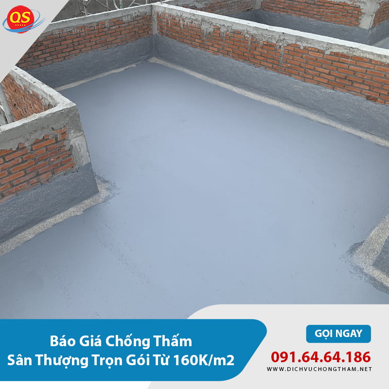 Báo Giá Chống Thấm Sân Thượng Trọn Gói Từ 160K/m2 Báo Giá Chống Thấm Sân Thượng Trọn Gói Từ 160K/m2