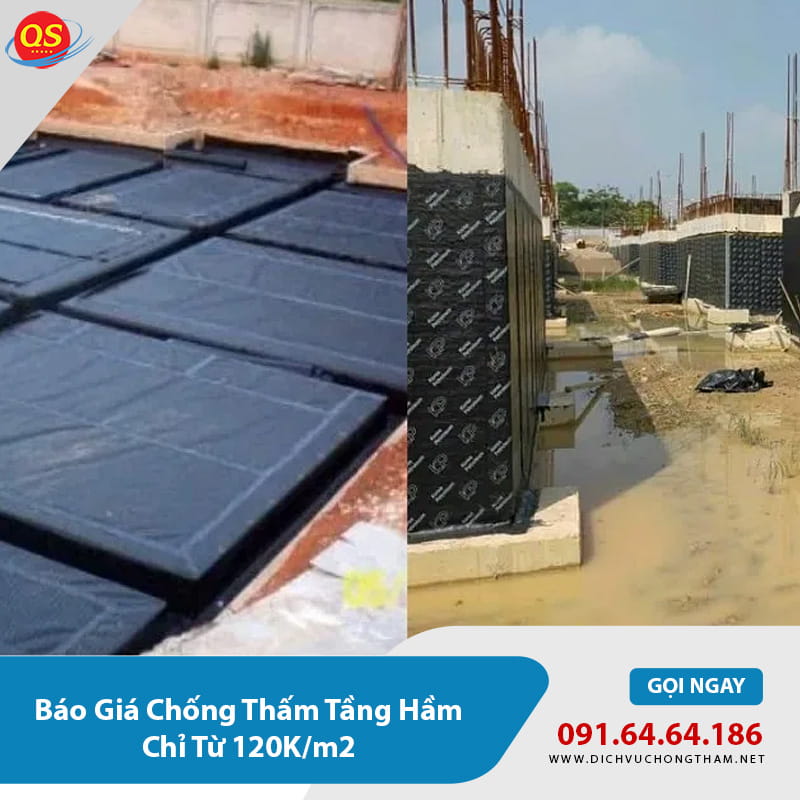 Các dự án chống thấm tầng hầm do Quang sáng thực hiện